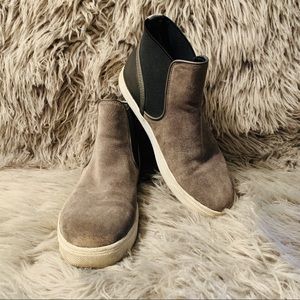 SAM EDELMAN Grey Slip On Boots Size 7